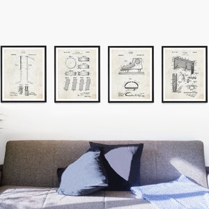 Hockey Patent Art Poster, Ice Hockey Art, Hockey Gift, Puck Patent, Hockey Skate, Hockey Wall Art, Ice Hockey Rink Diagram, Coach Gift