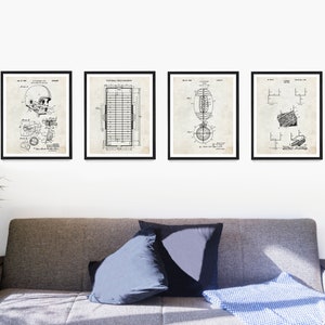 Football Poster, Football Gift, Football Patent Art, Football Wall Art, Boys Room Poster, Vintage Football Decor