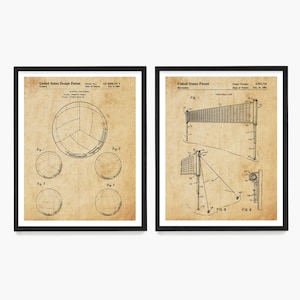 Volleyball Patent Wall Art, Volleyball Poster, Volleyball Gift, Beach Volleyball Poster, Volleyball Team
