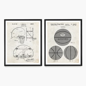 Basketball Patent Poster, Basketball Wall Art, Basketball Gift, Sports Theme Room, Girls Room Wall Art, Boys Room Wall