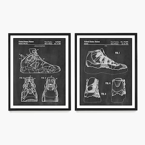 Basketball Sneaker Patent Poster, Sneaker Patent, Basketball Patent Poster, Basketball Shoe Patent, Basketball Gift, Sneaker head Gift