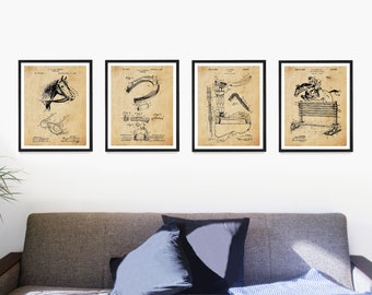 Horse Riding Patent Art, Horse Wall Art, Equestrian Art Gift, Riding Poster, Equestrian Gift,  Farmhouse Decor