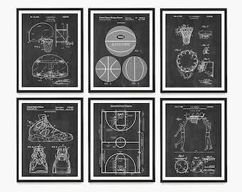 Basketball Patent Wall Art, Basketball Poster, Basketball Best Gift, Kids Room Decor