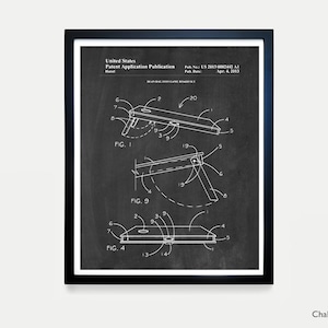 Cornhole Patent Kunstdruck: Spielzimmer Wanddeko
