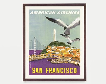 San Francisco Wall Art, San Francisco Poster, Golden Gate Bridge, Bay Area Art,  Golden Gate Art, California Gift, San Francisco Gift