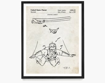 Parachute Patent Etsy