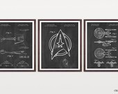 Star Trek Patent - Star Trek Art - Star Trek Enterprise - Star Trek Poster - Star Trek Wall Art - Star Trek Gift - Captain Kirk - Sci Fi Art