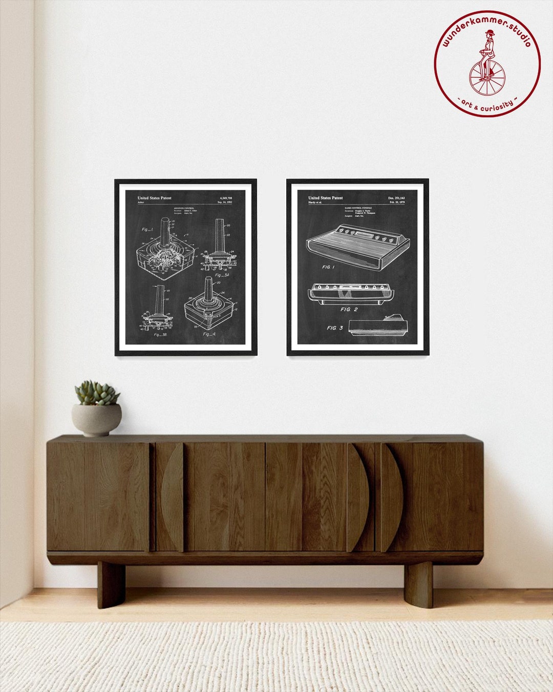 Video Game Patent Art Print Set: Gamer Room Decor - Etsy