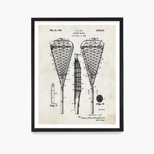 Lacrosse Patent Art, Lacrosse Art, Lacrosse Wall Art, Lacrosse Poster, Lacrosse Print, Lacrosse Patent Print, Lacrosse Stick, Lacrosse Gift