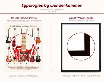 Rock Star Guitars Art Print: Iconic Guitar History Music Poster - Etsy