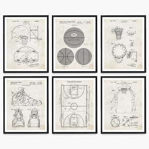 Basketball Patent Wall Art, Basketball Poster, Basketball Best Gift, Kids Room Decor