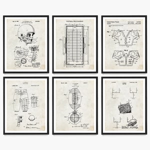 Football Patent Poster, Football Theme Room Decor, Football Wall Art, Football Gift