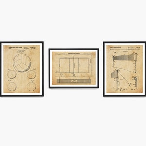 Volleyball Patent Wall Art, Volleyball Court Diagram, Volleyball Poster, Volleyball Gift, Beach Volleyball Poster, Volleyball Team