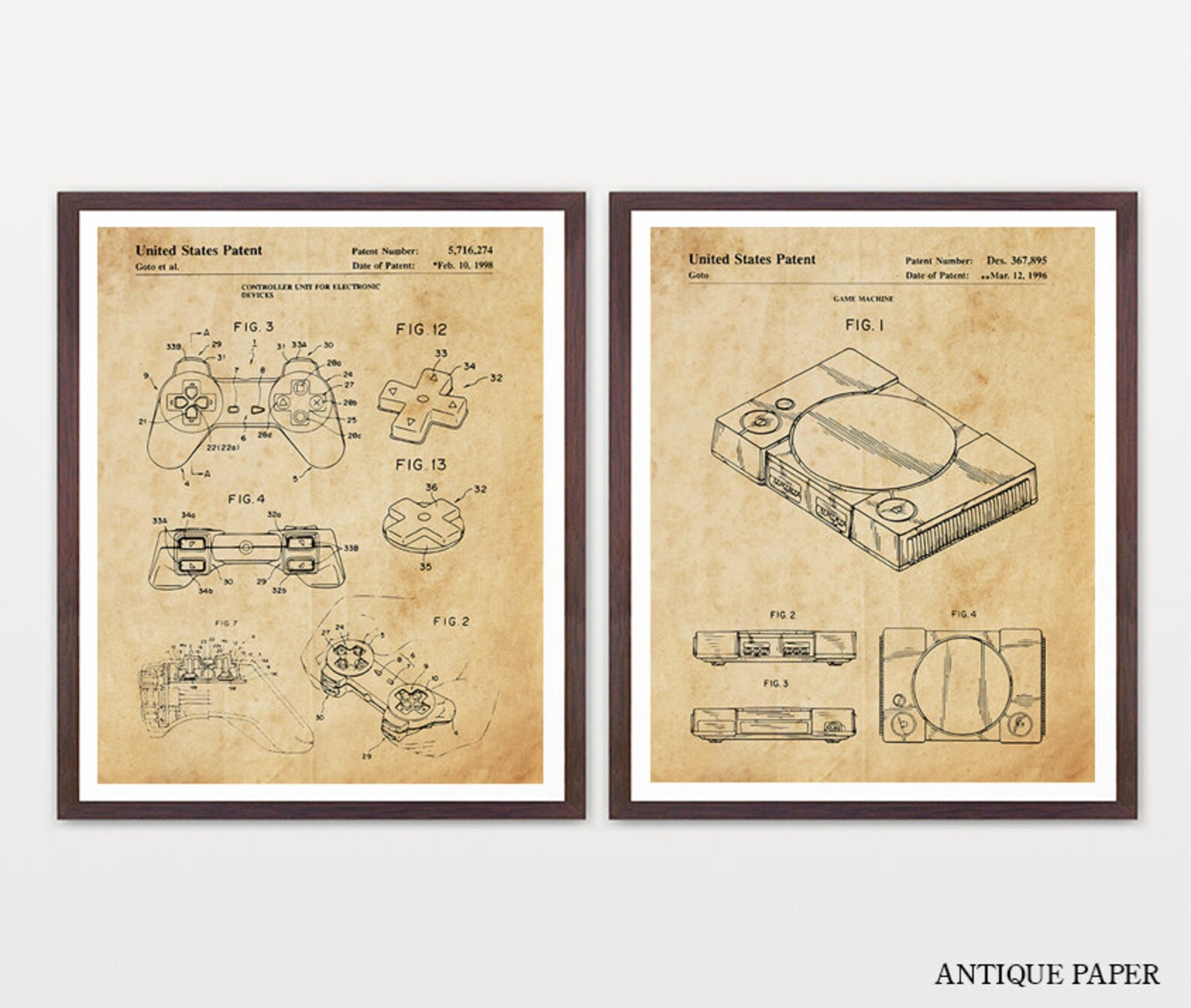 Video Game Patent Poster Video Game Wall Art Video Game - Etsy