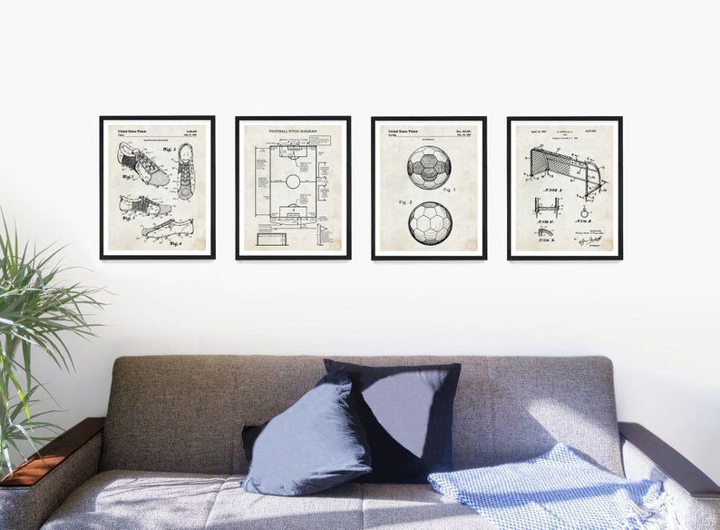 Soccer Patent Art, Soccer Poster, Football Patent, Soccer Wall Art, Soccer Ball , Soccer Ball Patent, Soccer Art, Football, Soccer Gift image 2