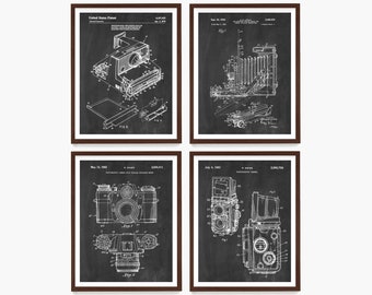 Camera Patent Poster, Camera Art, Camera Poster, Camera Decor, Film Camera, View Camera, Polaroid, 35mm, Photography, Photographer Gift