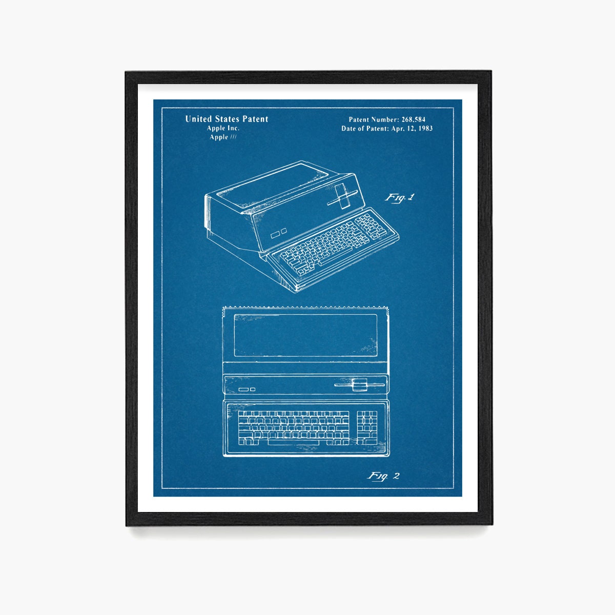Apple Computer Patent Art Vintage Computer Patent Patent Etsy