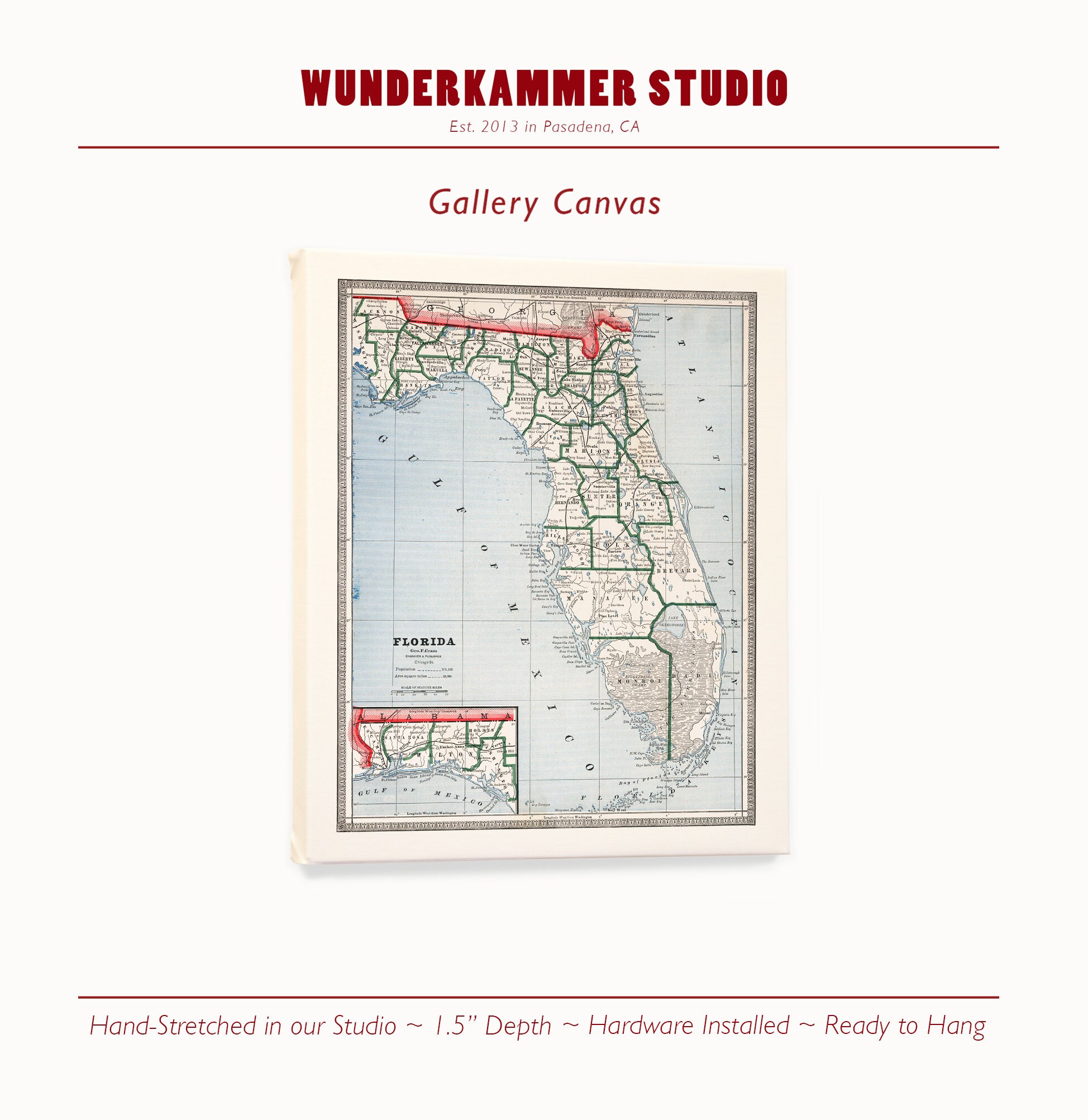 Florida Map Wall Art State Map - Il Fullxfull.3491465141 K7mr 