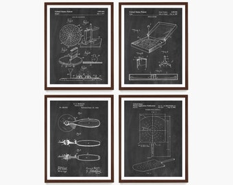 Pizza Patent Art, Pizza Wall Art, Pizza Poster, Pizza Shop Decor, Kitchen Poster, Kitchen Art, Pizza Place, Pizza Gift