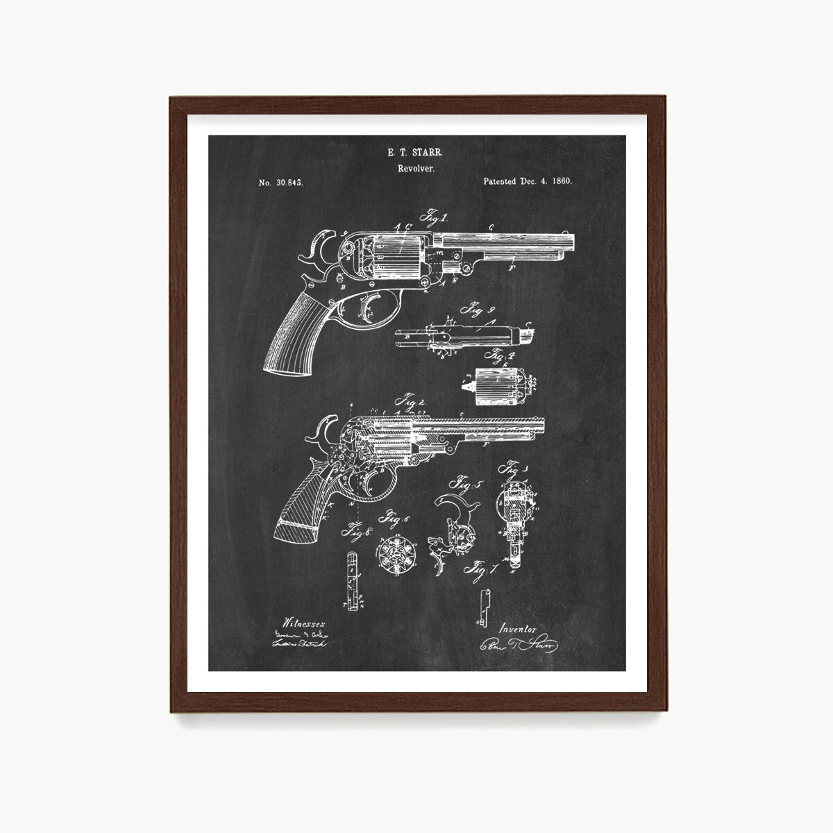 展示用】『紙細工』飾るリボルバー002