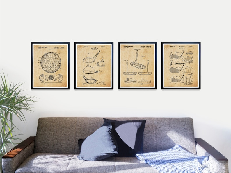 Golf Patent Wall Art