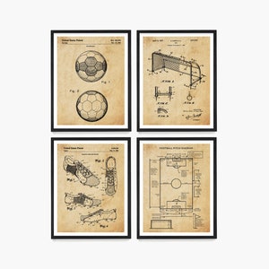 Soccer Patent Art, Soccer Poster, Football Patent, Soccer Wall Art, Soccer Ball , Soccer Ball Patent, Soccer Art, Football, Soccer Gift image 1