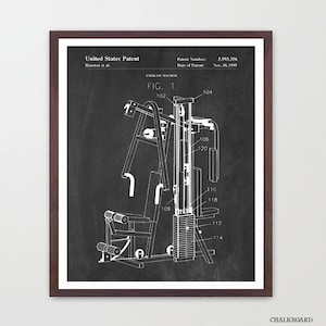 Weight Lifting Patent Poster, Gym Art Decor, Body Building Poster, Gym Patent Art, Home Gym Art, Exercise Poster