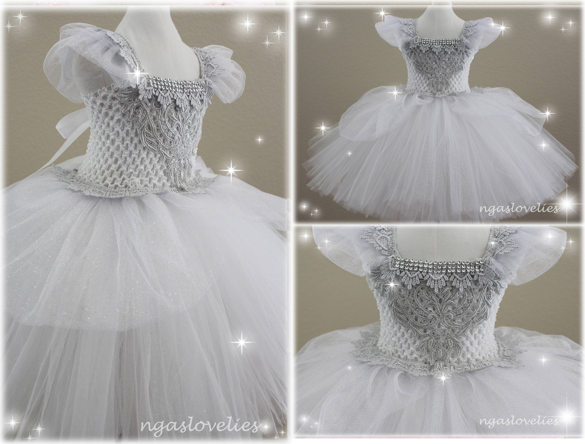 Disney Inspired White Cinderella Wedding Dress Snow Princess Etsy