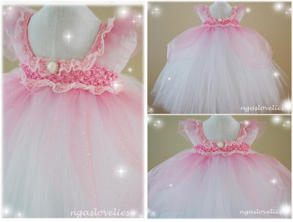 Disney Inspired Little Mermaid Ariel Pink Wedding Dress Etsy