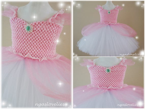 Disney Inspired Little Mermaid Ariel Pink Wedding Dress Etsy