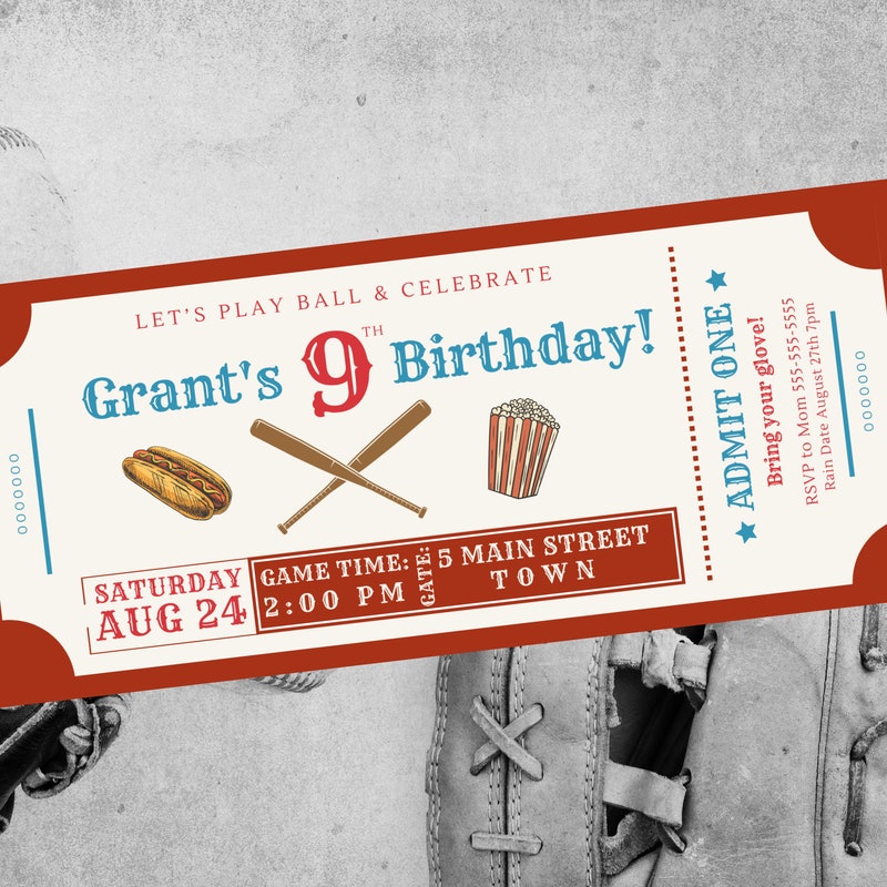 Sandlot Party Invite - Etsy