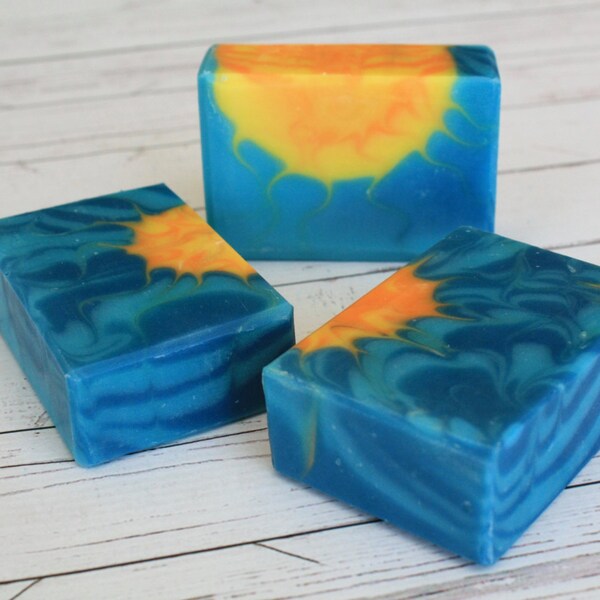 Dazzling Sunrays Soap / Cold Process Fresh Soap / Artisan Soap