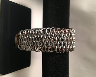 Premium Dragon Scale Bracer Silver