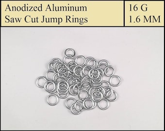 1000 16 GA Bright Copper open Jump Ring 8 MM OD Chain Mail Jewelry Shiny cosplay