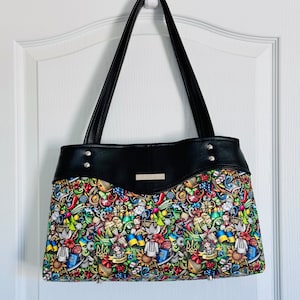 Ukrainian Doodles Sweetheart Shoulder Handbag Bag Purse Ukraine Faux Leather Handbag Waterproof Classy Hand Bag