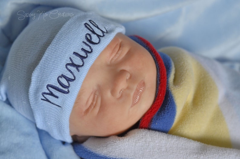 personalized newborn hats baby