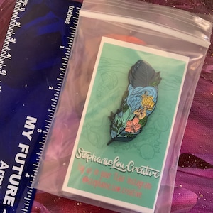 Mermaid Feather Enamel Pin