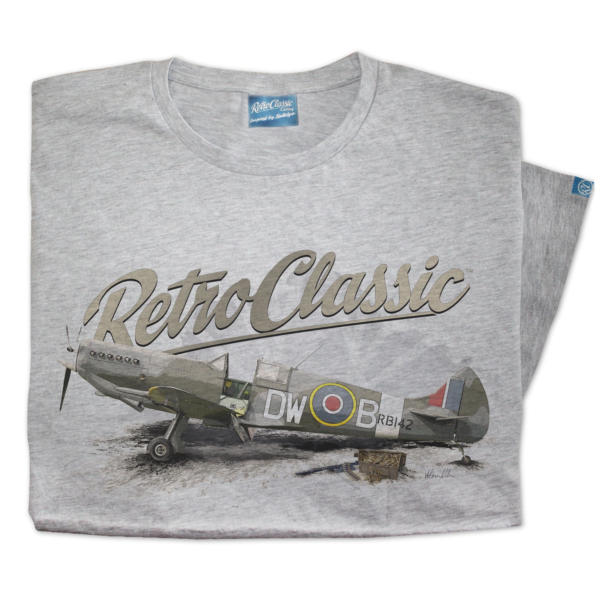 WWII Spitfire Fighter Mens T-shirt - Etsy