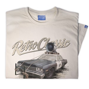 RetroClassic Ant&#39;s Replica &#39;Bluesmobile&#39; Dodge Monaco Sedan Mens T-Shirt