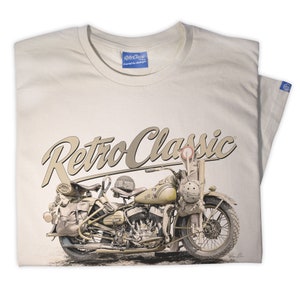 RetroClassic 1942 US Army American WLA Motorcycle Mens T-shirt