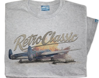 RetroClassic WWII RAF Lancaster bommenwerper heren T-shirt