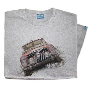 レトロクラシック モンテカルロ ミニクラシック スポーツカー Tシャツ