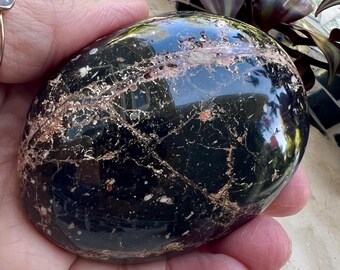 Fire Calcite Palm Stone   - A Stone for Harmony and Balance