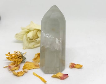 Small Clear Quartz Generator with Inclusions - The Stone for Energizing and Harmonizing