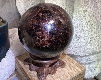 Polished Star Almandine Garnet  - A Stone for Gentle Grounding