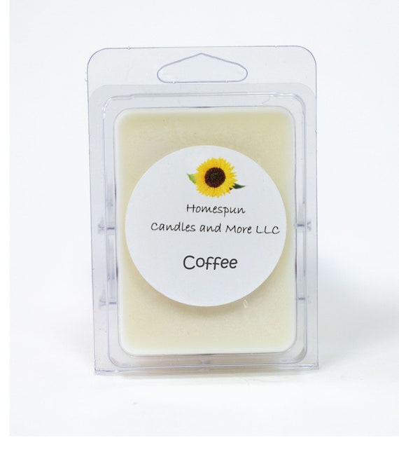 Coffee Scented Wax Melts, Soy Wax Melts, Vanilla Candle Melts, Wax