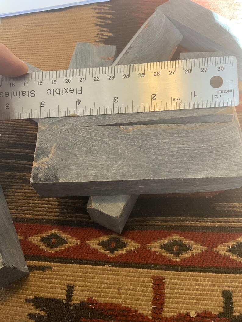 Grey Scale Blocks Buffalo Scale Blocks for Knife Handles and Crafts, Natural Unpolished ...