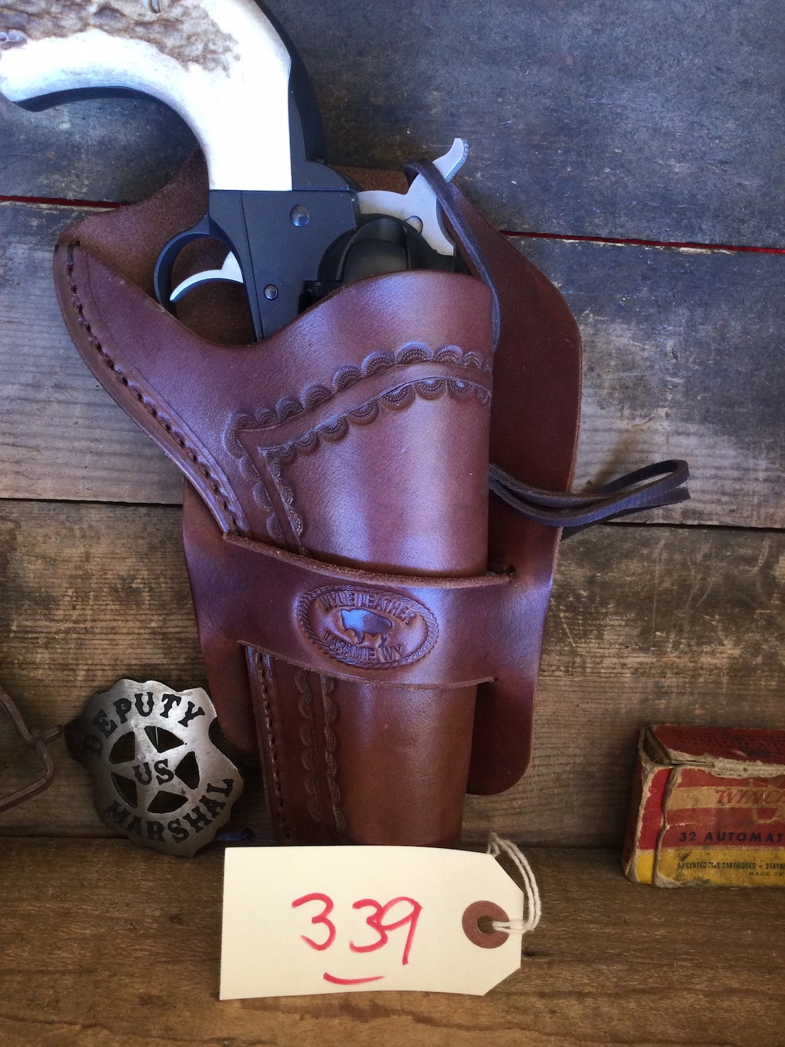 Ruger Wrangler .22 single action revolver holster. Handcrafted Etsy
