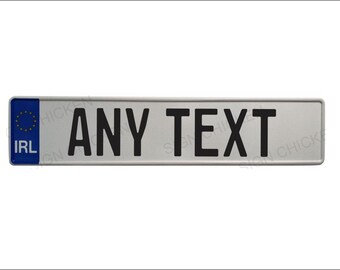 Irish License Plate Etsy
