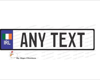Irish License Plate Etsy